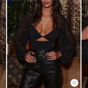 12th Tribe Black Bodysuit